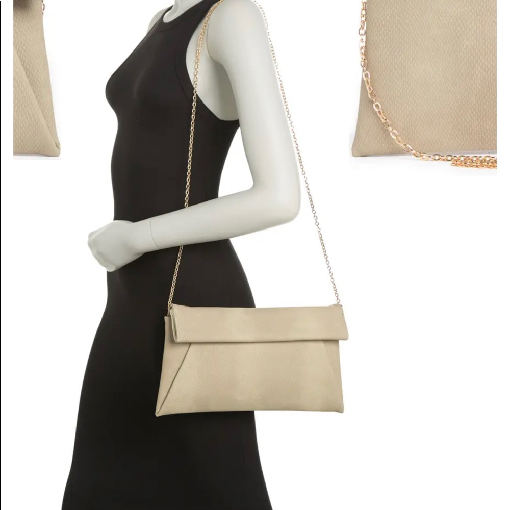 Embossed Clutch w/optional strap